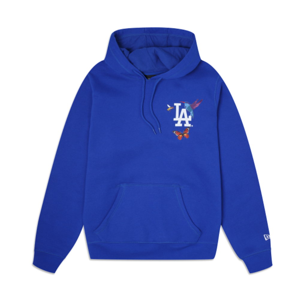LOS ANGELES DODGERS BLOOMING NEW ERA HOODIE