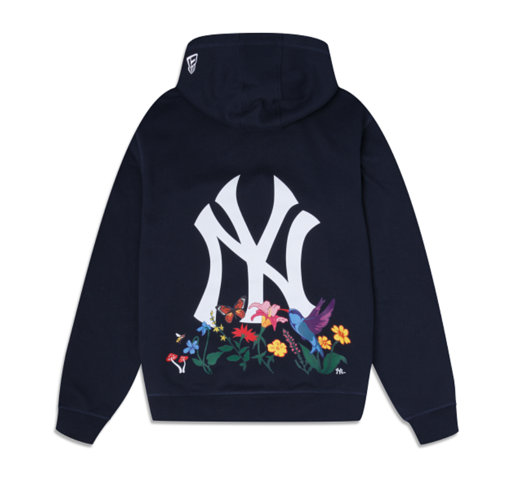 NEW YORK YANKEES BLOOMING NEW ERA HOODIE