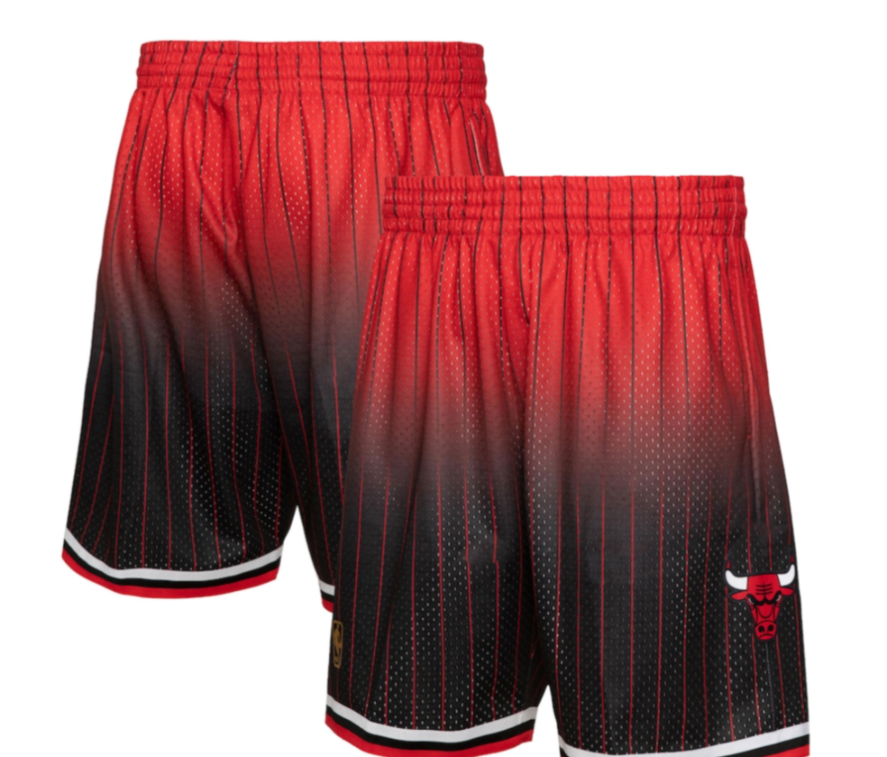 CHICAGO BULLS FADEAWAY 1995 NBA MITCHELL & NESS SWINGMAN SHORTS