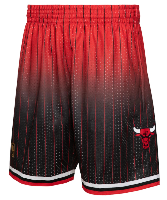 CHICAGO BULLS FADEAWAY 1995 NBA MITCHELL & NESS SWINGMAN SHORTS