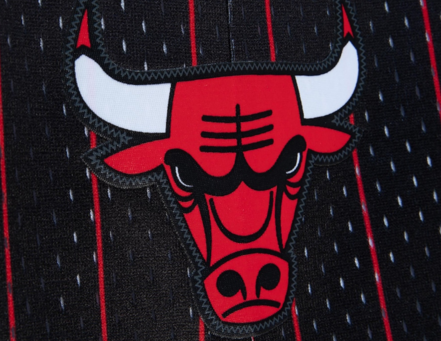 CHICAGO BULLS FADEAWAY 1995 NBA MITCHELL & NESS SWINGMAN SHORTS