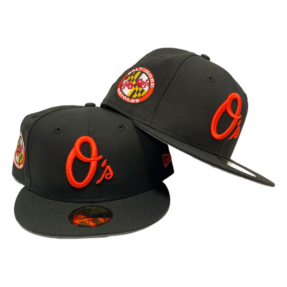 Baltimore Orioles Black New Era 59Fifty Fitted Cap
