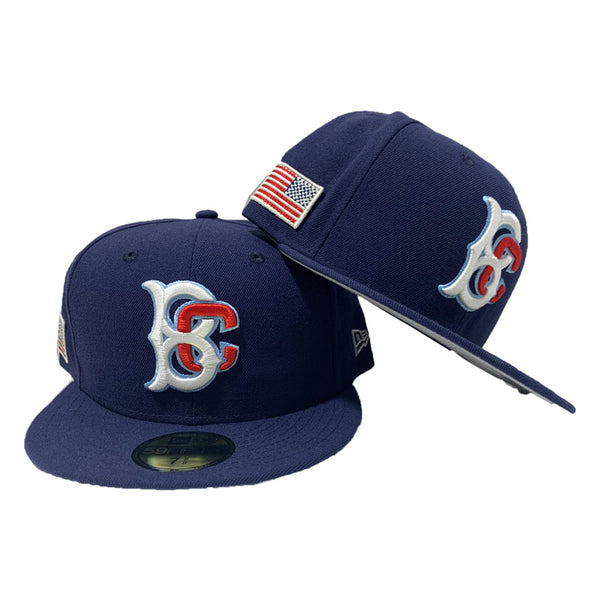 Brooklyn Cyclones Cyclones Patch New Era 59FIFTY Fitted Hat (Chrome White, Black and Green Under BRIM) 7 7/8