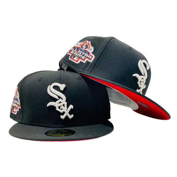 New Era Chicago White Sox MLB Basic 59FIFTY Fitted Hat, Red White / 7 3/4