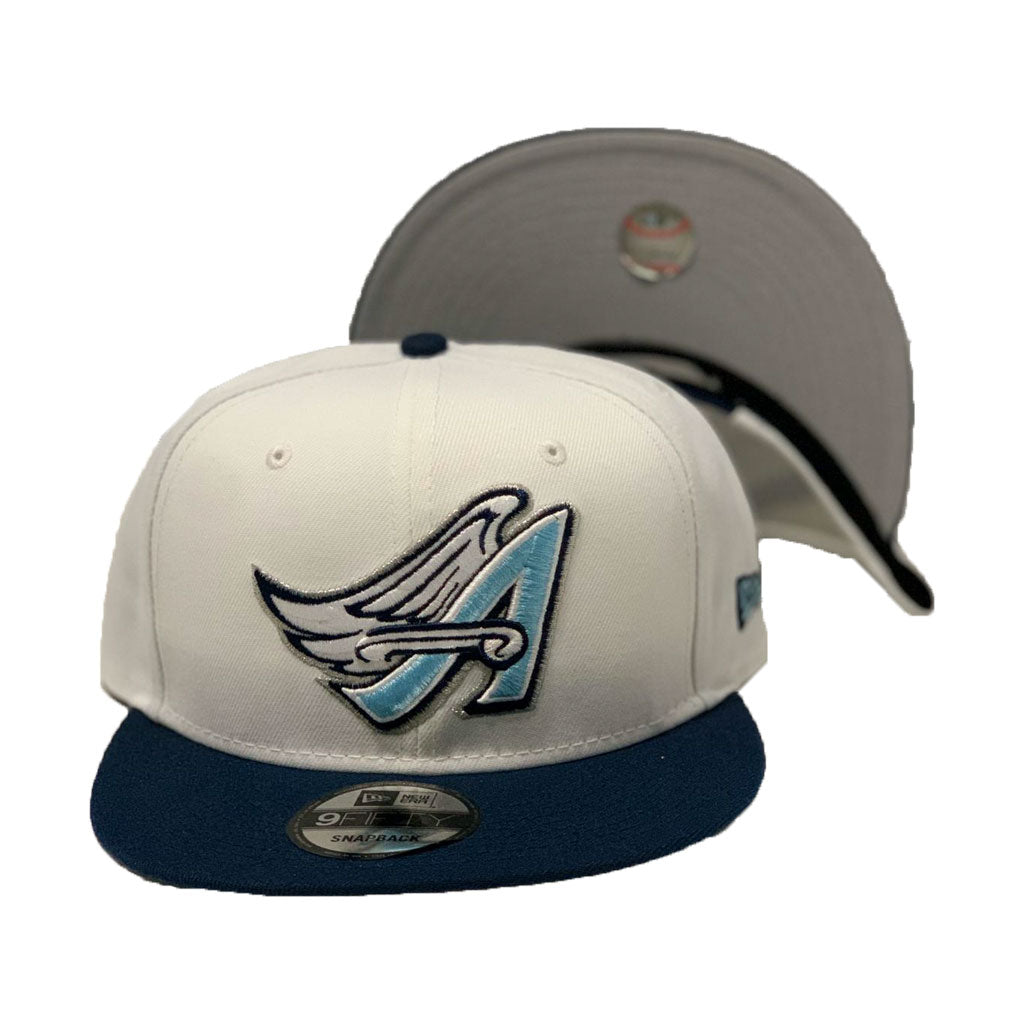 California Angels White Navy New Era Snapback