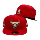 Chicago Bulls Red New Era 59Fifty Fitted Cap
