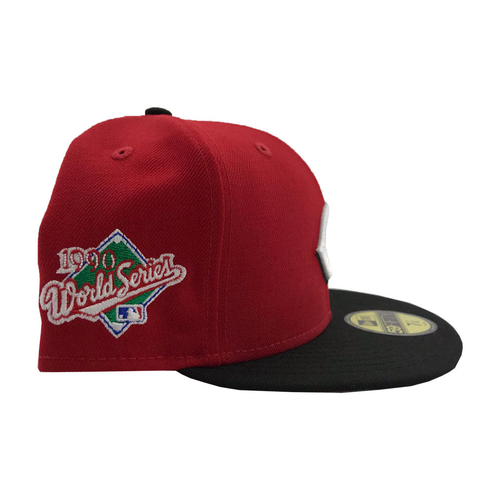Cincinnati Reds 1990 World Series Wool New Era Fitted hat