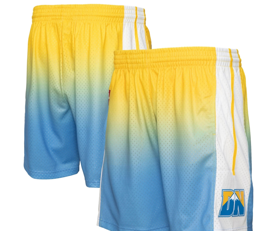 DENVER NUGGETS FADEAWAY 2006 NBA MITCHELL & NESS SWINGMAN SHORTS