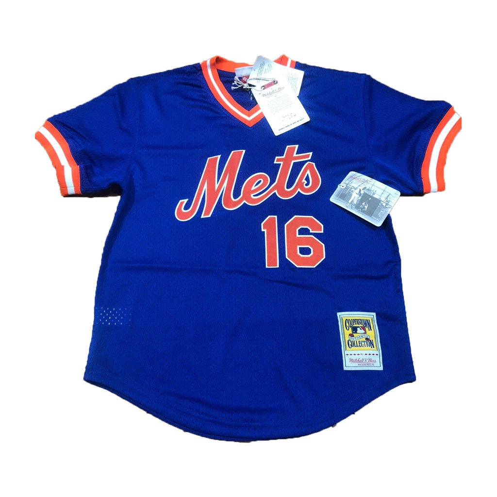 New York Mets Dwight Gooden 1986 Authentic Mesh BP Jersey