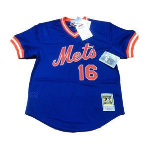 DWIGHT GOODEN 1986 AUTHENTIC MESH BP JERSEY NEW YORK METS