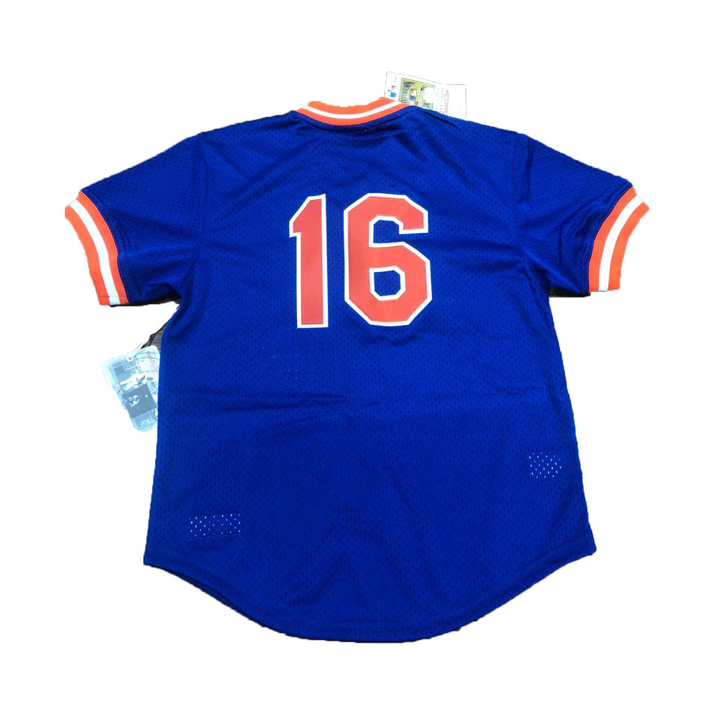 New York Mets Dwight Gooden 1986 Authentic Mesh BP Jersey