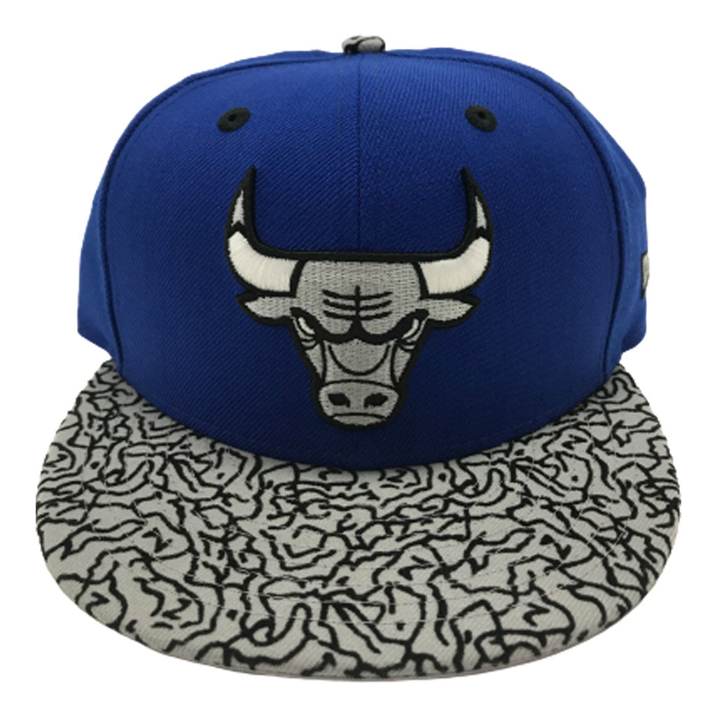 Exclusive Chicago Bulls Royal Cement New Era 9Fifty Snapback Hat