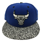 Exclusive Chicago Bulls Royal Cement New Era 9Fifty Snapback Hat