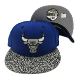 Exclusive Chicago Bulls Royal Cement New Era 9Fifty Snapback Hat