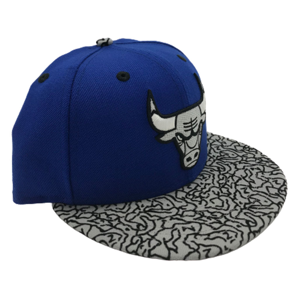 Exclusive Chicago Bulls Royal Cement New Era 9Fifty Snapback Hat