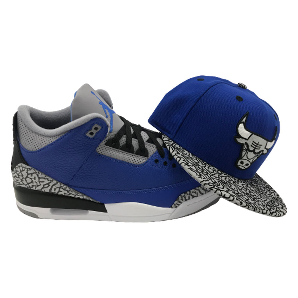 Exclusive Chicago Bulls Royal Cement New Era 9Fifty Snapback Hat