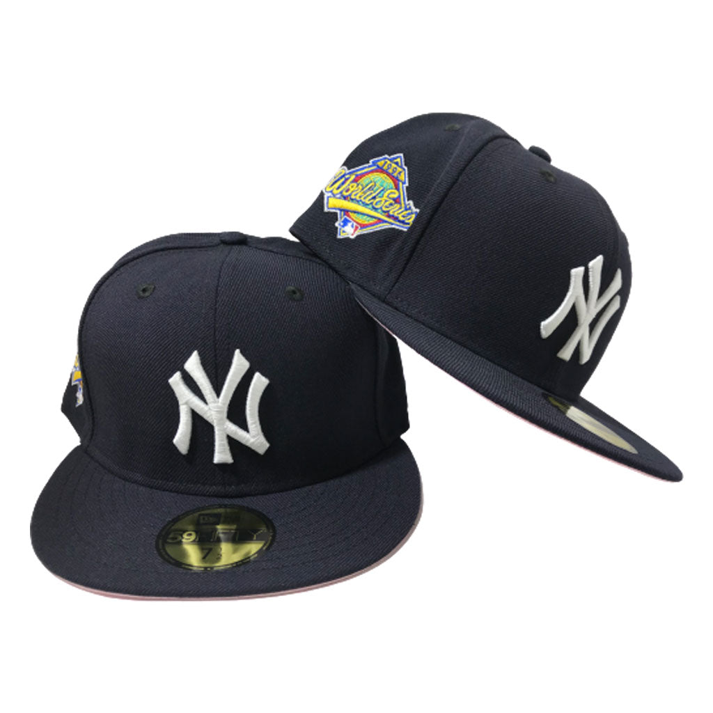 Exclusive New York Yankees New Era 59Fifty 1996 World Series Pink Bottom Fitted Hat