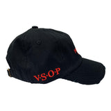 FIELD GRADE HENNYTHING GOES DAD HAT-BLACK CAP RED  LOGO