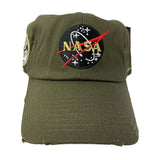 FIELD GRADE OLIVE NASA DAD HAT 50TH ANNIVERSARY PATCH