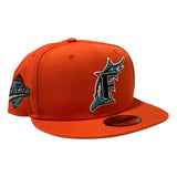 FLORIDA MARLIN 1997 WORLD SERIES ORANGE NEW ERA FITTED
