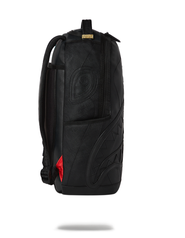 Sprayground Ghost Rubber Shark Backpack in Black