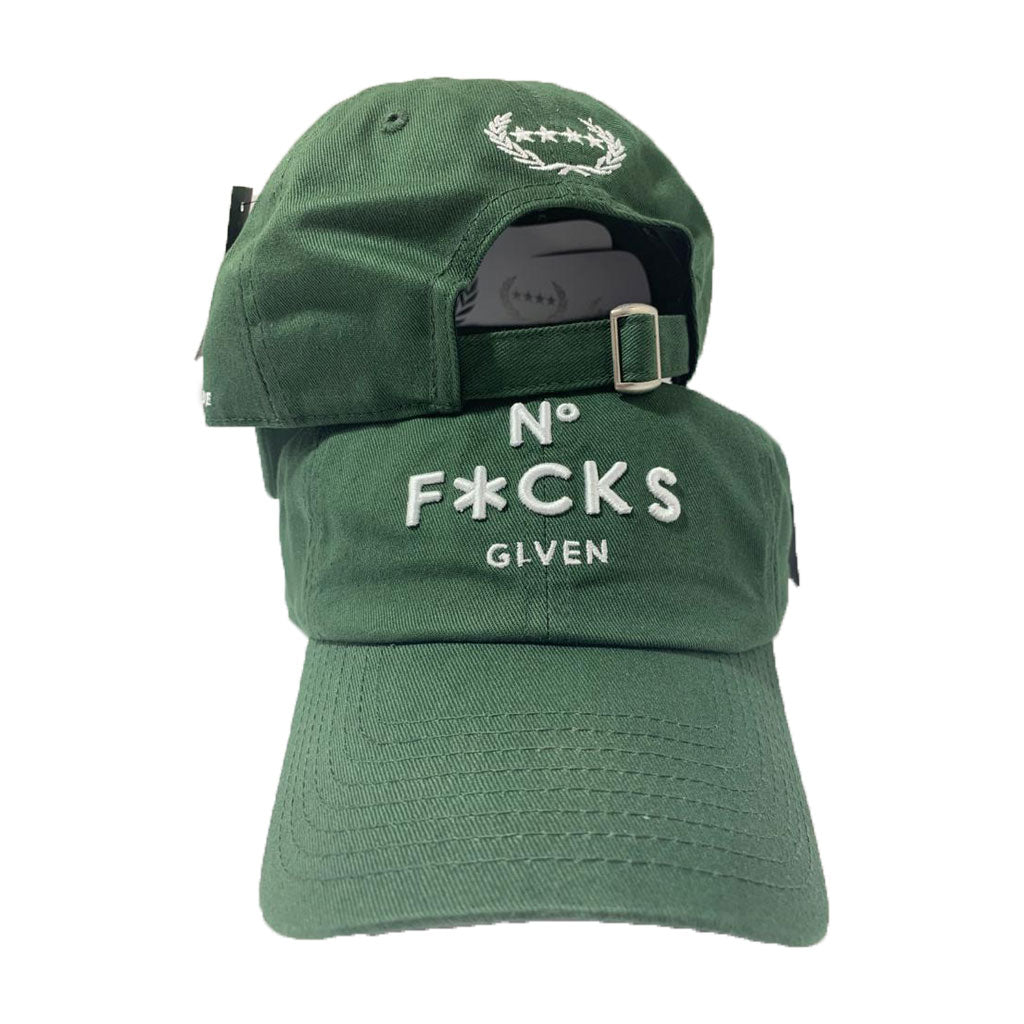 GREEN FIELD GRADE NO F*CK GIVEN DAD HAT