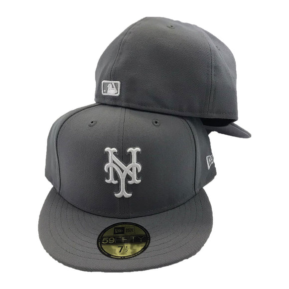 Gray New Yoek Mets New Era Fitted Hat