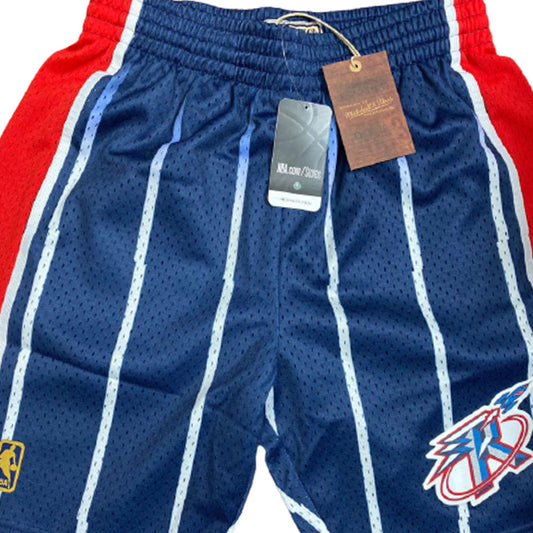 HOUSTON ROCKETS 96-97 MITCHELL AND NESS ROAD NBA SWINGMAN SHORTS