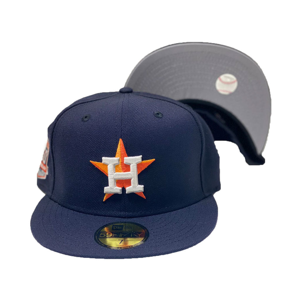 Houston Astro 50th Season Navy New Era Fitted Hat