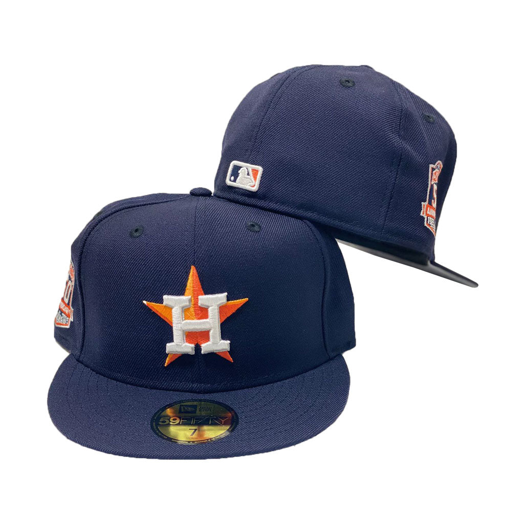 Houston Astro 50th Season Navy New Era Fitted Hat
