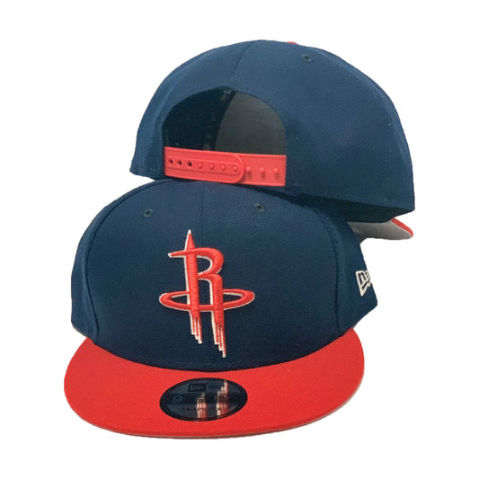 Houston Rockets Navy Red New Era Snapback