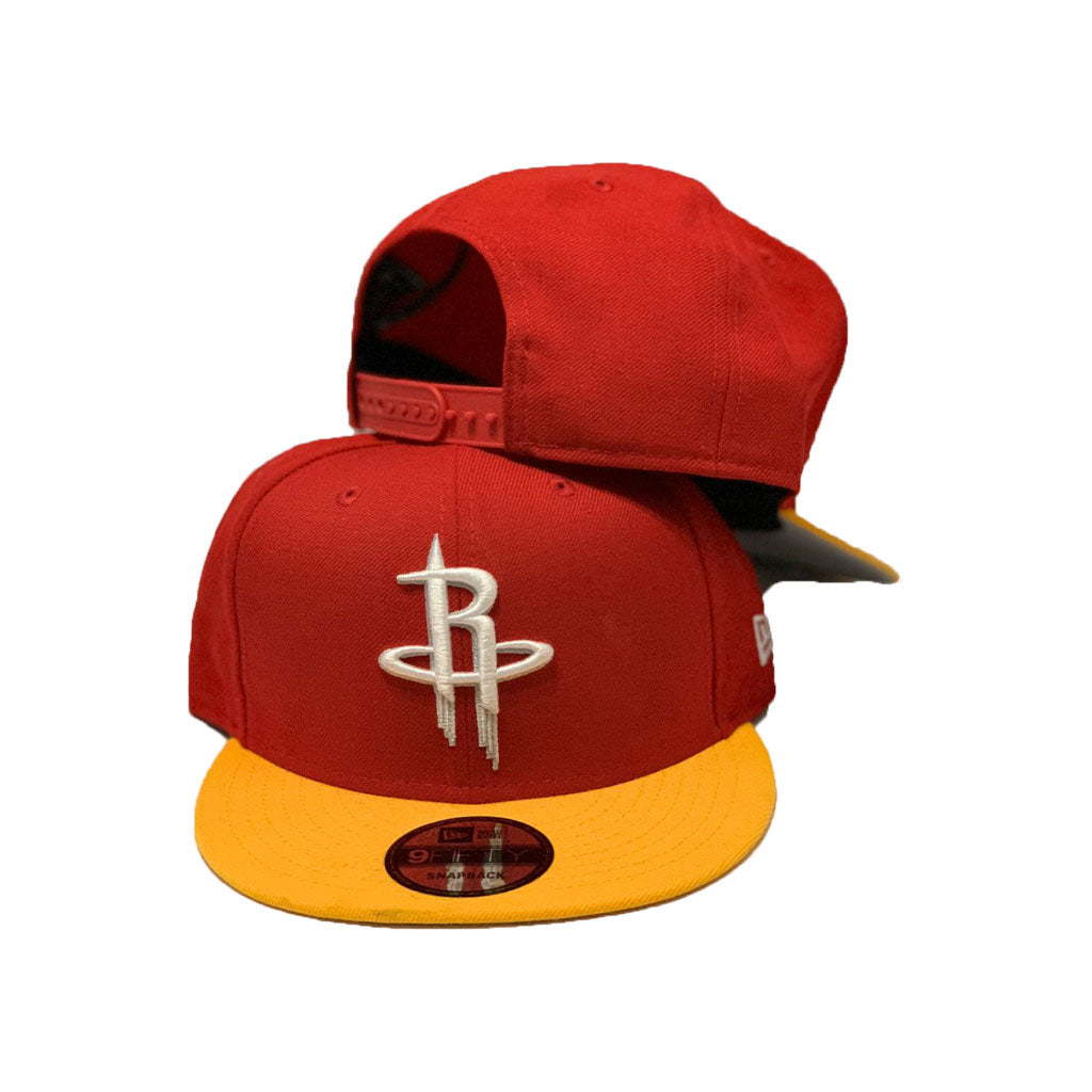 Houston Rockets Red Yellow New Era Snapback Hat