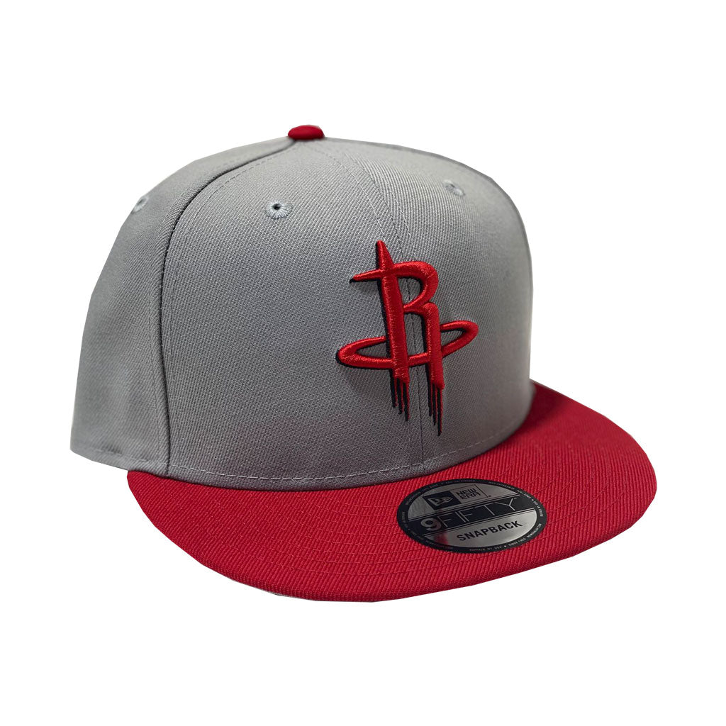 Houston rockets Gray Red  New Era 9Fifty Snapback Hat