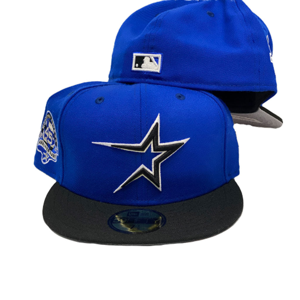 Houston Astro 45th Anniversary Royal Black New Era 59Fifty Fitted Cap