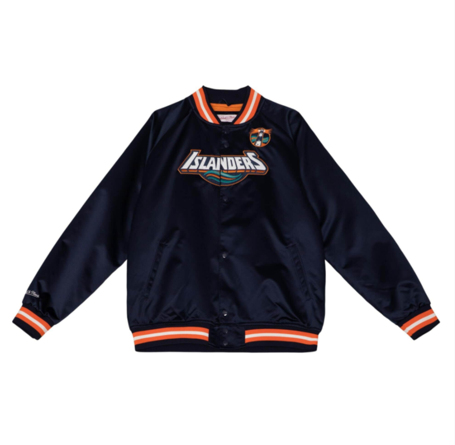 New York Islanders Mitchell & Ness Satin Jacket