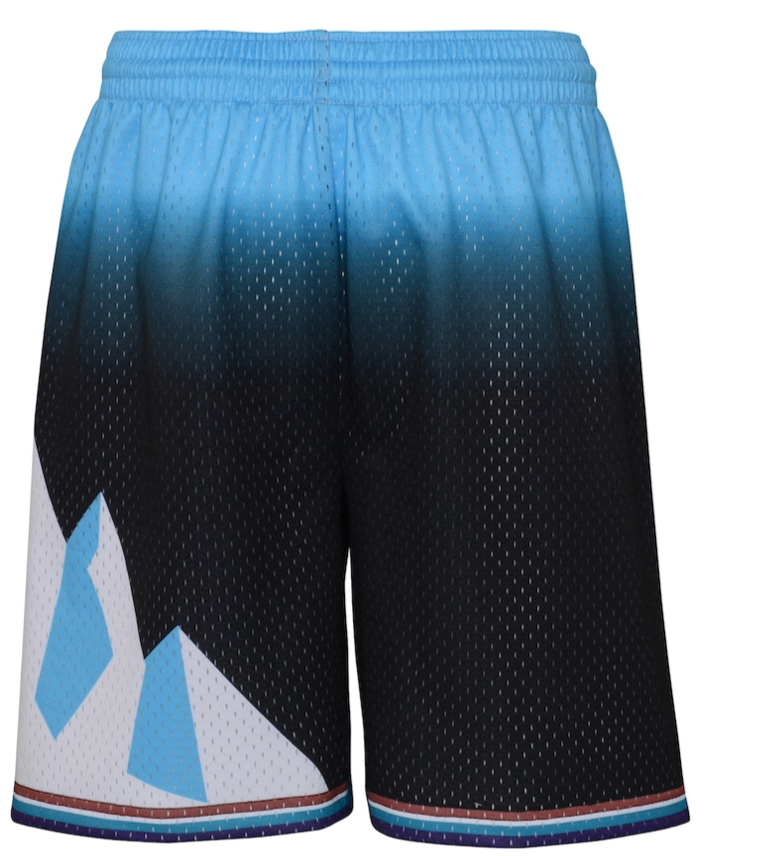 UTAH JAZZ FADEAWAY 1996 NBA MITCHELL & NESS SWINGMAN SHORTS