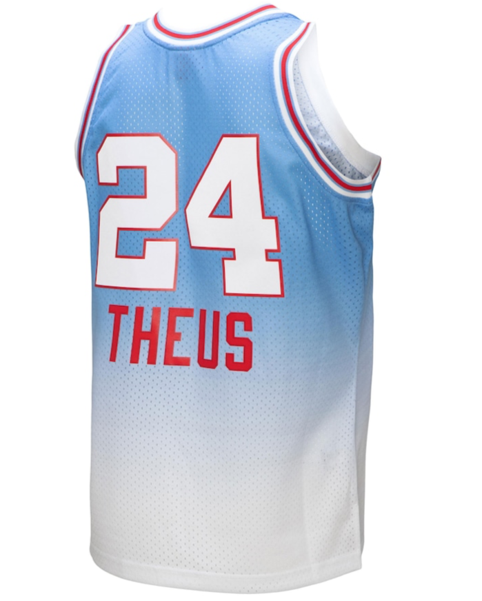 SACRAMENTO KINGS 1985 REGGIE THEUSFADEAWAY NBA MITCHELL & NESS SWINGMAN JERSEY