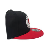 KANSAS CITY CHIEFS BLACK/ RED 9FIFTY NEW ERA SNAPBACK CAP
