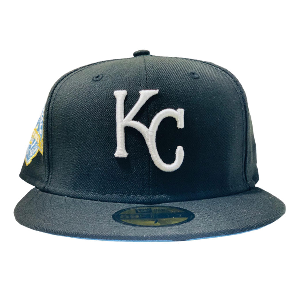 KANSAS CITY ROYALS 40TH SEASON INFRARED ICY BRIM NEW ERA FITTED