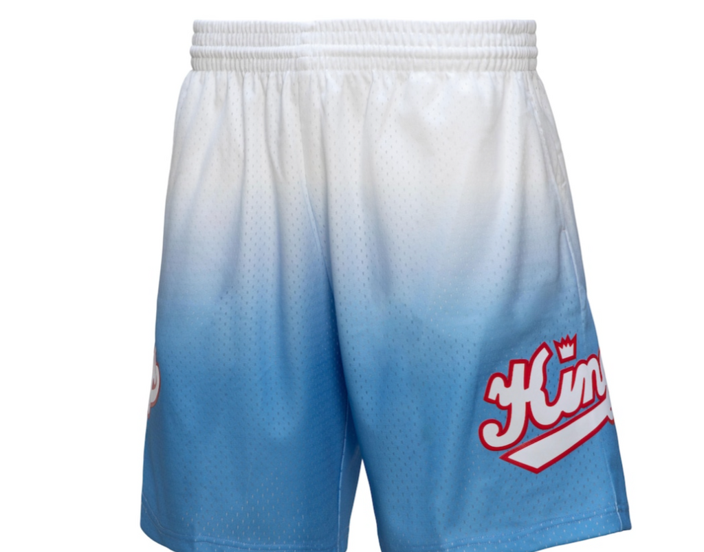 SACRAMENTO KINGS FADEAWAY 1985 MITCHELL & NESS SWINGMAN SHORTS