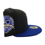 Kansas City Royals 40th Anniversary Black Royal New Era Fitted  Cap