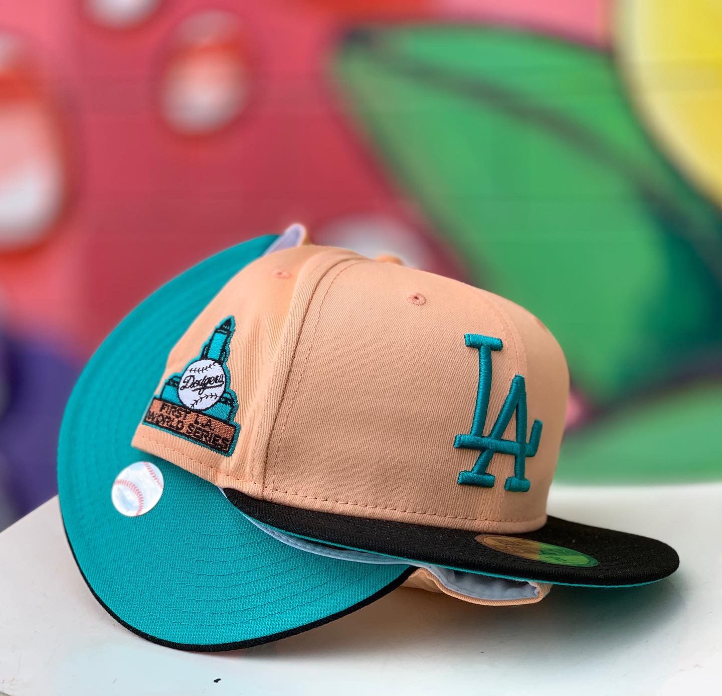 Los Angeles Dodgers New Era 60th Anniversary Teal Undervisor