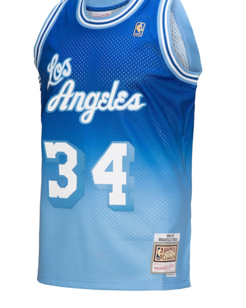 LOS ANGELES LAKERS 1996 SHAQUILLE O'NEAL FADEAWAY NBA MITCHELL & NESS –  Sports World 165