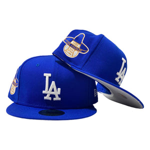Los Angeles Dodgers New Era Team Corduroy Visor 59FIFTY Hat 8