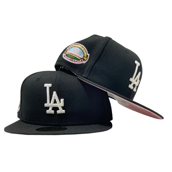 MLB New Era Los Angeles Dodgers Grey 40th Anniversary Patch Pink UV 59fifty Fitted  Hats Size 7 1/4, 7 1/2, 7 5/8 And 7 3/4 for Sale in City Of Industry, CA -  OfferUp