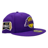LOS ANGELES LAKERS NBA FINALS 2020 PUEPLE NEW ERA FITTED