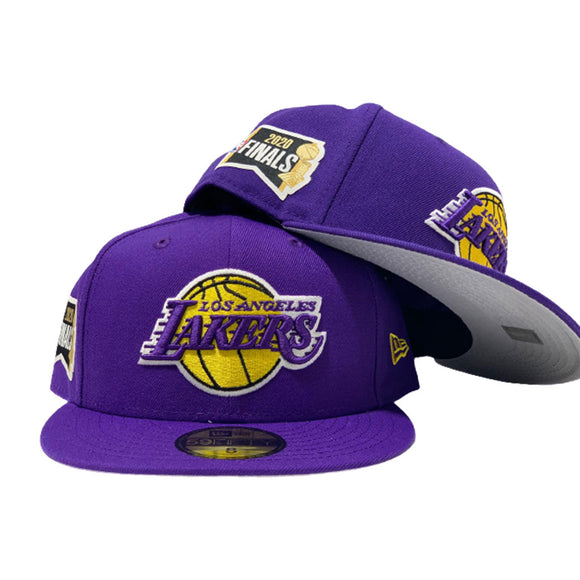 LOS ANGELES LAKERS NBA FINALS 2020 PUEPLE NEW ERA FITTED
