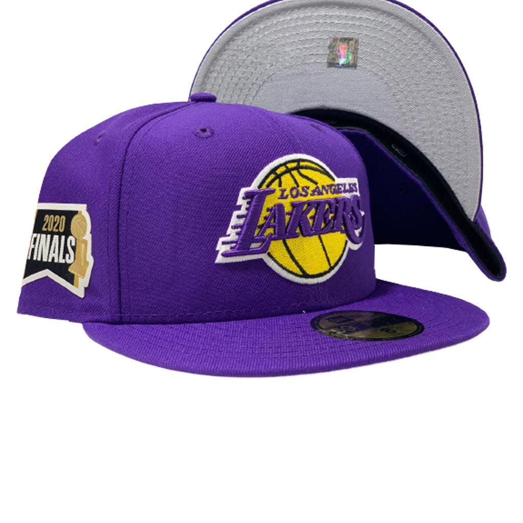 LOS ANGELES LAKERS NBA FINALS 2020 PUEPLE NEW ERA FITTED