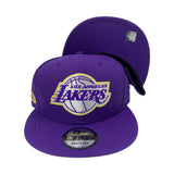 LOS ANGELES LAKERS PURPLE  NEW ERA 9FIFTY SNAPBACK CAP