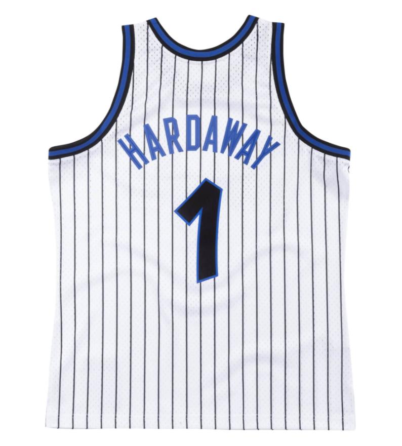 ANFERNEE HARDAWAY ORLANDO MAGIC MITCHELL & NESS 1993 SWINGMAN JERSEY